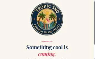 Grain Valley Tropical Sno website