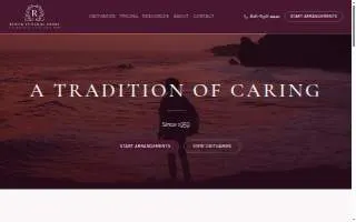 Royer Funeral Home website