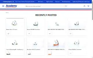 Academy Sports + Outdoors of Grandview website