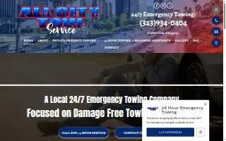 All City Tow Service of Grandview website