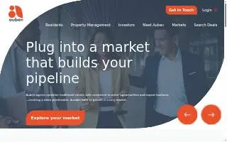 Auben Realty Kansas City website