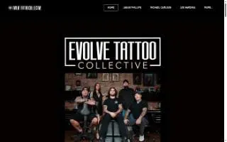 Evolve Tattoo Collective website