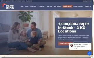 Factory Surplus of Grandview website