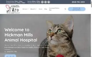 Hickman Mills Animal Hospital website