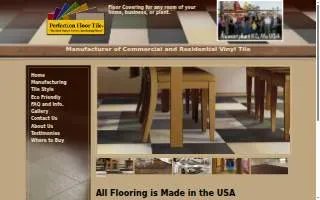 Perfection Floor Tile Co website
