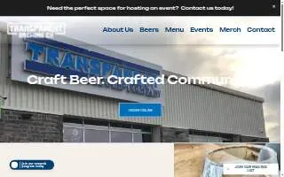 Transparent Brewing Company of Grandview website