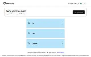 Fohey Dental website
