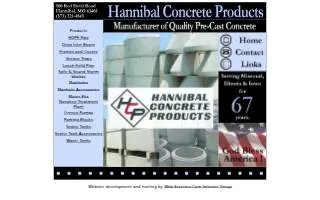 Hannibal Concrete Products Inc website