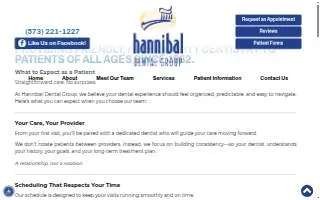 Hannibal Dental Group: Ricker Joshua DDS website