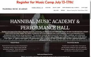 Hannibal Music Academy & Performance Hall website