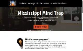 Mississippi Mind Trap-Escape Room of Hannibal website