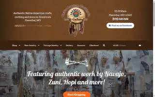 Native American Trading Co website