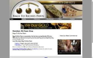 Rags To Riches Pawn Shop website