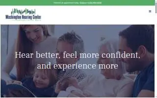 Washington Hearing Center website
