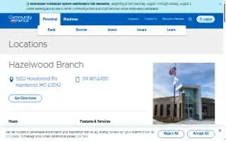 CommunityAmerica Credit Union of Hazelwood website