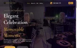Afrah Event Center website