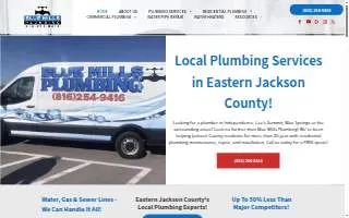 Blue Mills Plumbing website
