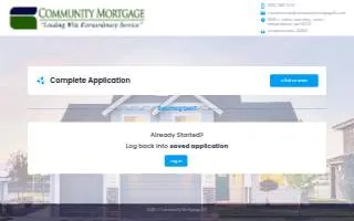 Community Mortgage, LLC website