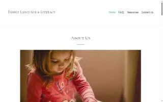 Family Language and Literacy of Independence website