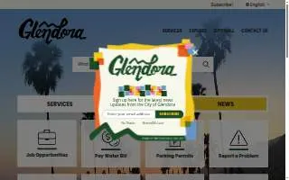 Glendora Day Spa website