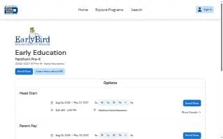 Hanthorn Early Education website