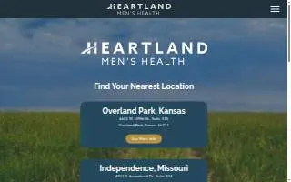 Heartland Men's Health - Independence website