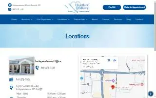 Heartland Podiatry website