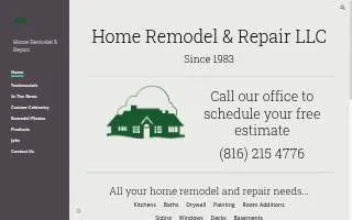 Home Remodel & Repair LLC website
