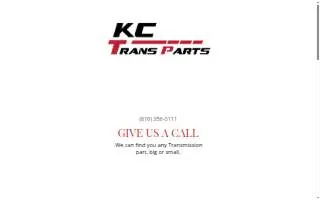 K C Trans Parts website
