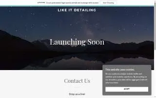 Like it Detailing website
