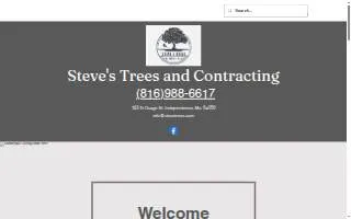 Steve’s Trees and Contracting website