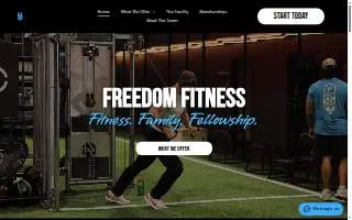 Freedom Fitness of Jackson website