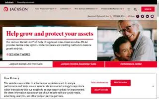 Jackson & Associates Wealth Management website