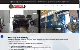 Purcell Tire and Service Centers of Jackson website