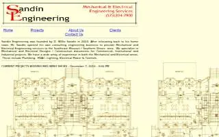 Sandin Engineering website