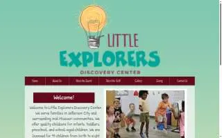 Little Explorers Discovery Center website