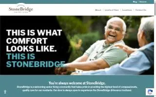 StoneBridge Senior Living - Oak Tree website