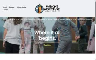 Awesome Adventure Preschool website