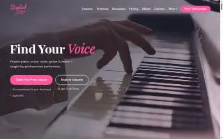 Baylee’s Music Academy website