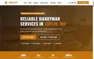 Cornerstone Handyman Services LLC website