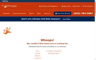 Mr. Appliance of Joplin website