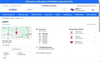 PetSmart of Joplin website