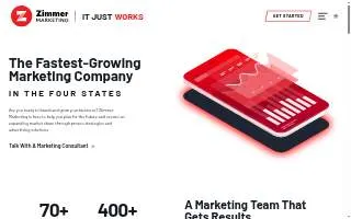 Zimmer Marketing of Joplin website