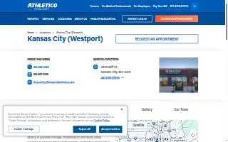 Athletico Physical Therapy - Kansas City (Westport) website