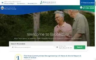 Brookdale Wornall Place of Kansas City website