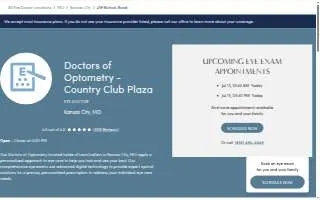 Doctors of Optometry - Country Club Plaza website