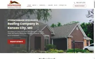 Downunder Roofing website