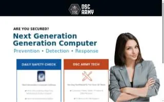 DSC Army Tech website