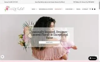 EverWild Florals website