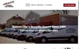 Greg's Lock & Key Service of Kansas City website
